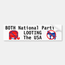 LES DEUX PARTIS NATIONAUX, À LA PIERRE DES USA