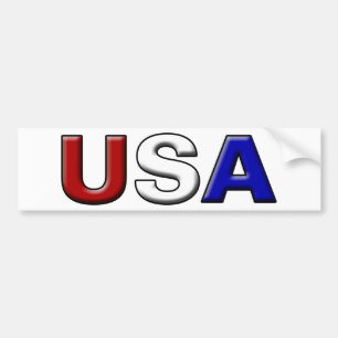 Autocollant De Voiture Les Etats-Unis ciselés