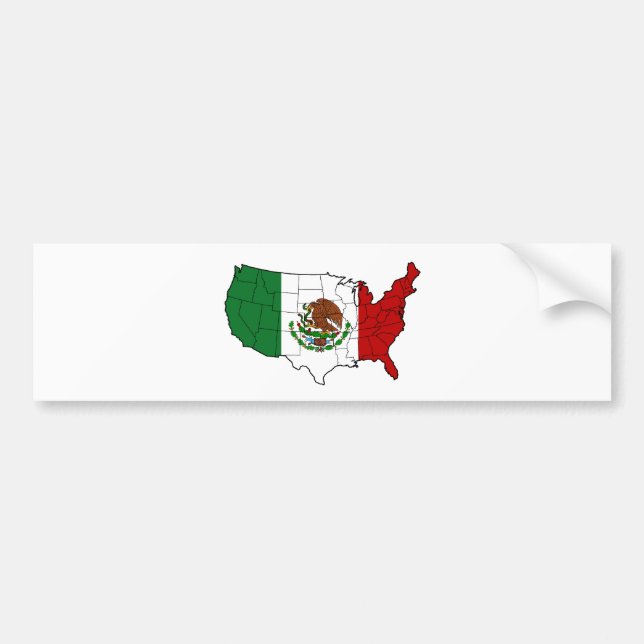 Autocollant De Voiture Les Etats-Unis du Mexique (Devant)
