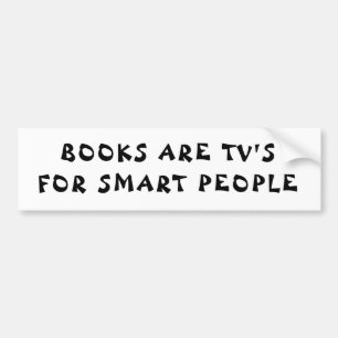 Autocollant De Voiture Les livres sont pour les gens intelligents Fortune