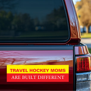 Autocollant De Voiture Les mamans de hockey sur glace itinérantes sont fa