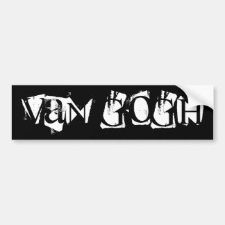 Autocollant De Voiture Les noms de Van Voyage camping mot jouer van gogh