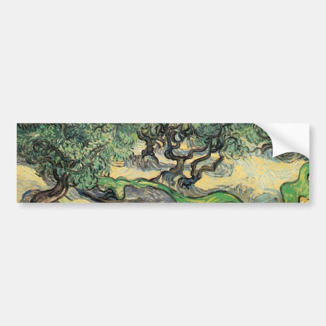 Autocollant De Voiture les oliviers, 1889, Vincent van Gogh (Devant)
