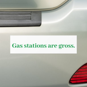 Autocollant De Voiture Les stations-service sont grossières.Sticker pa