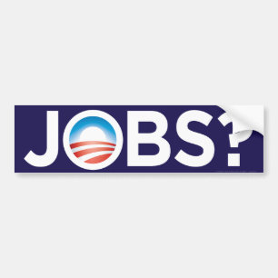 Autocollant De Voiture Les travaux d'Obama ? Adhésif pour pare-chocs
