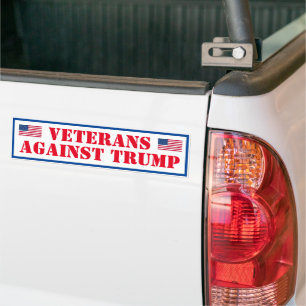 Autocollant De Voiture Les vétérans contre Trump