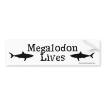 Les vies de Megalodon !  Adhésif pour pare-chocs