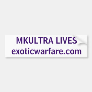 Autocollant De Voiture LES VIES DE MKULTRA ! exoticwarfare.com