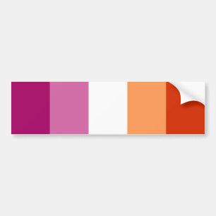 Autocollant De Voiture Lesbian Pride Flag LGBTQ