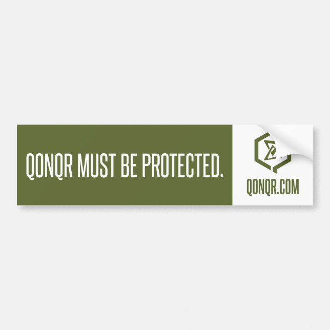 Autocollant De Voiture L'essaim doit se protéger (Devant)