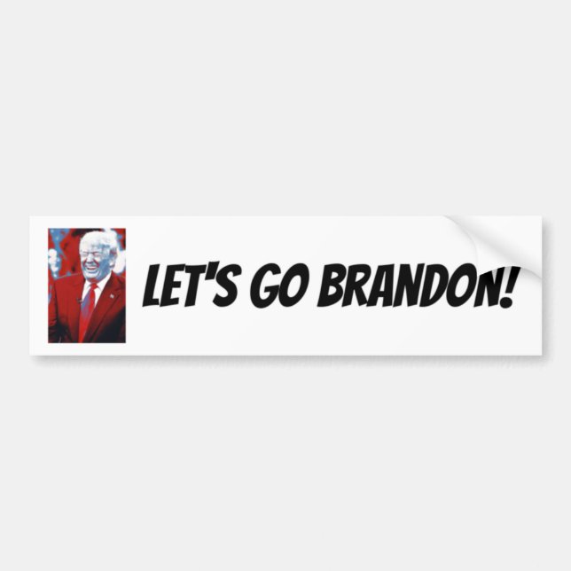 Autocollant De Voiture Let's Go Brandon (Devant)