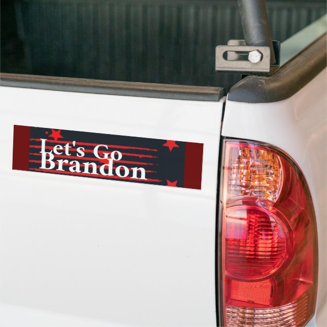 Autocollant De Voiture Let's Go Brandon - Bumper Sticker (Sur camion)