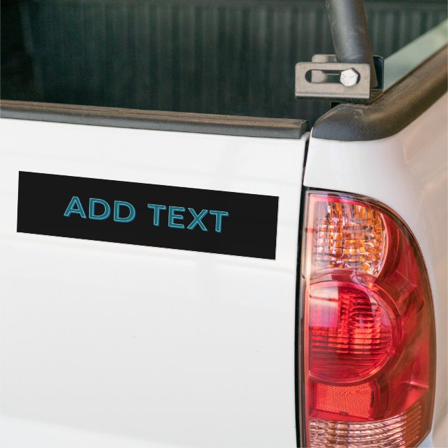 Autocollant De Voiture Lettres éditées modifiables avec ombre portée (Sur camion)