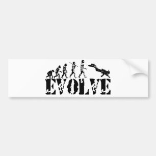 Autocollant De Voiture L'évolution de plongée de plongeur autonome