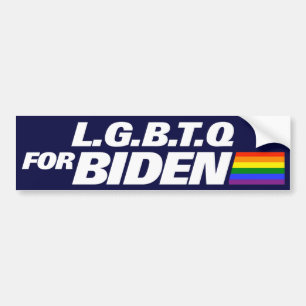 Autocollant De Voiture LGBT Pour Biden 2024