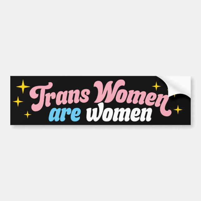 Autocollant De Voiture LGBTQ Femmes Transgenres (Devant)