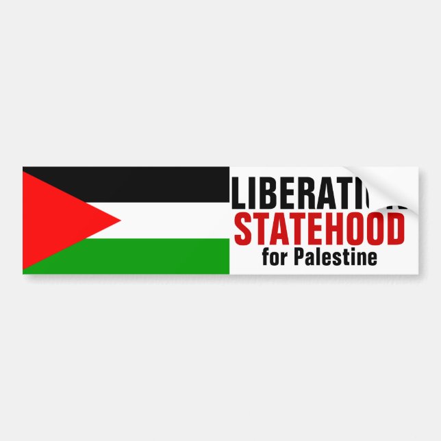 Autocollant De Voiture LIBÉRATION et STATEHOOD POUR le bumperstick de la (Devant)