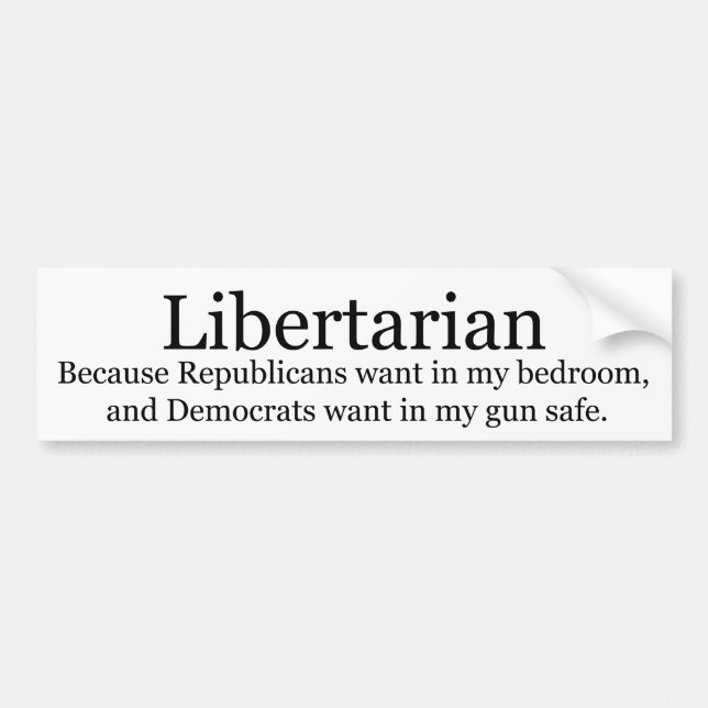 Autocollant De Voiture Libertaire (Devant)