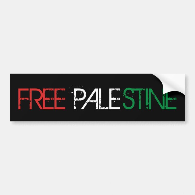 Autocollant De Voiture Liberté de la Palestine (Devant)