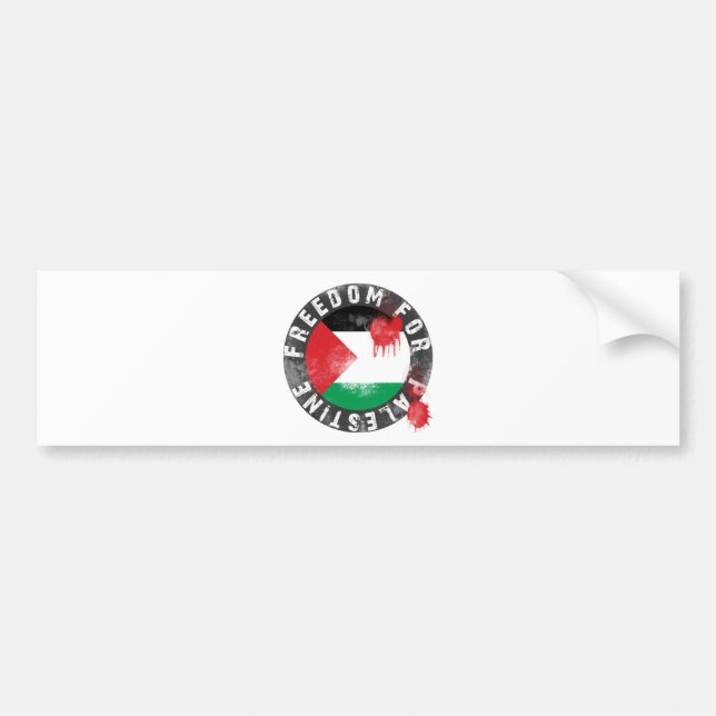 Autocollant De Voiture Liberté pour la Palestine (Devant)