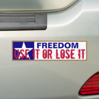Liberté Utilisez-le ou perdez-le