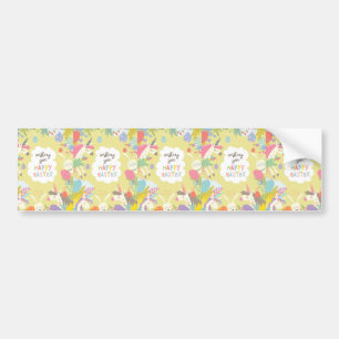 Autocollant De Voiture licorne de pâques
