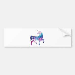Autocollant De Voiture Licorne magique scintillante