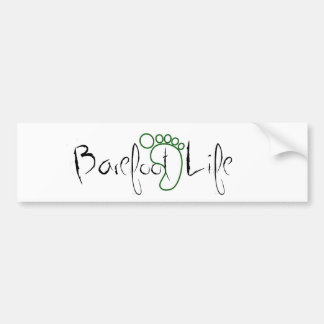 Autocollant De Voiture life-2 aux pieds nus
