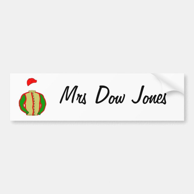 Autocollant De Voiture lindalarge, Mme Dow Jones (Devant)