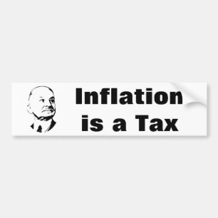 Autocollant De Voiture L'inflation est un impôt Ludwig von Mises