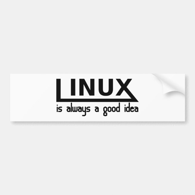 Autocollant De Voiture Linux (Devant)