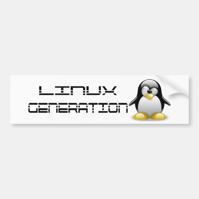 Autocollant De Voiture LinuxGeneration (Devant)
