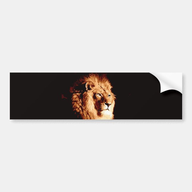 Autocollant De Voiture Lion (Devant)
