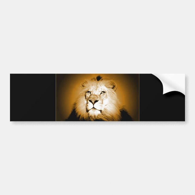 Autocollant De Voiture Lion (Devant)