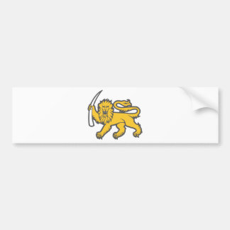 Autocollant De Voiture Lion de Rhodesian