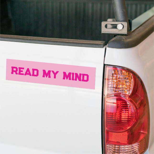 AUTOCOLLANT DE VOITURE LIRE MON ESPRIT (Sur camion)
