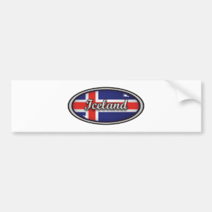 Autocollant De Voiture L'Islande