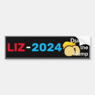 Autocollant De Voiture Liz 2024 déposez l'autocollant pare-chocs