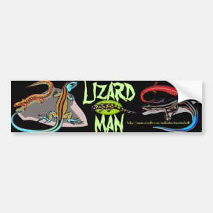 Autocollant De Voiture "Lizard Man"