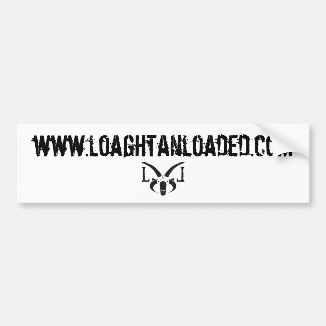 Autocollant De Voiture Loaghtan a chargé l'adhésif pour pare-chocs de (Devant)
