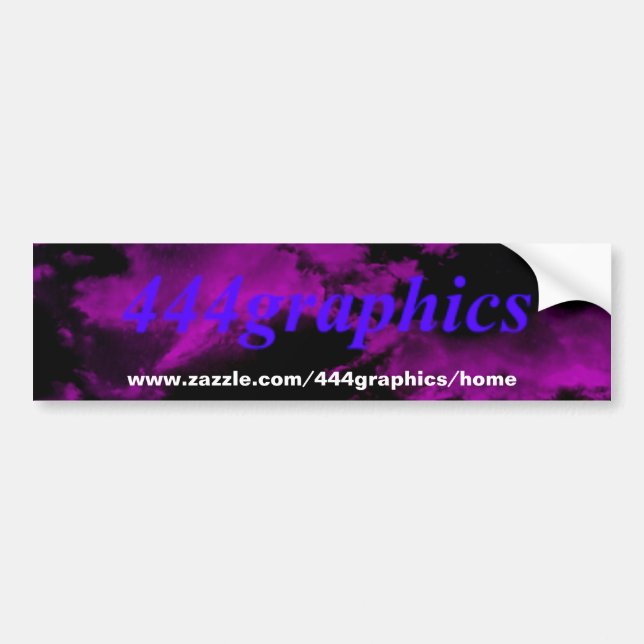 Autocollant De Voiture logo 444graphics (Devant)