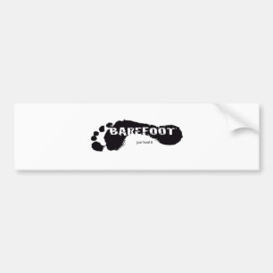 Autocollant De Voiture Logo aux pieds nus