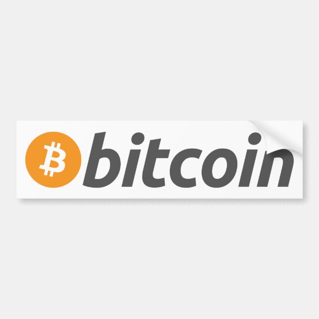 Autocollant De Voiture Logo de Bitcoin (Devant)