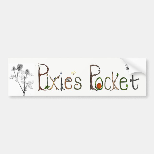 Autocollant De Voiture Logo de la poche du lutin (Devant)