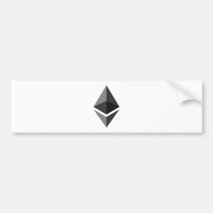 Autocollant De Voiture Logo de l'Ethereum uniquement