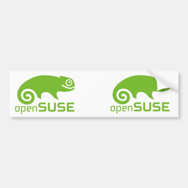 Autocollant De Voiture logo de Linux d'openSuzie (Devant)