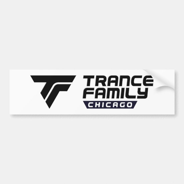 Autocollant De Voiture Logo de noir d'adhésif pour pare-chocs de famille (Devant)