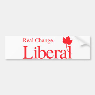 Autocollant De Voiture Logo de Real Change Liberal