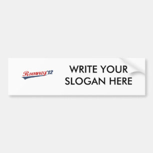 AUTOCOLLANT DE VOITURE LOGO DE ROMNEY '12