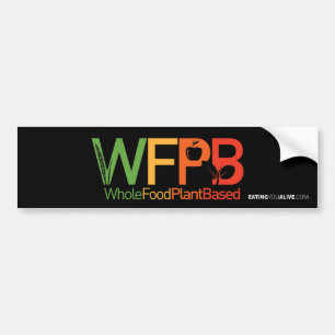 Autocollant De Voiture Logo de WFPB - adhésif pour pare-chocs foncé